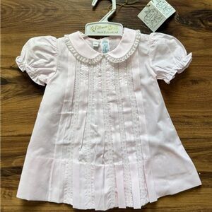 Feltman Brother’s Lace Inlay Pleated Dress